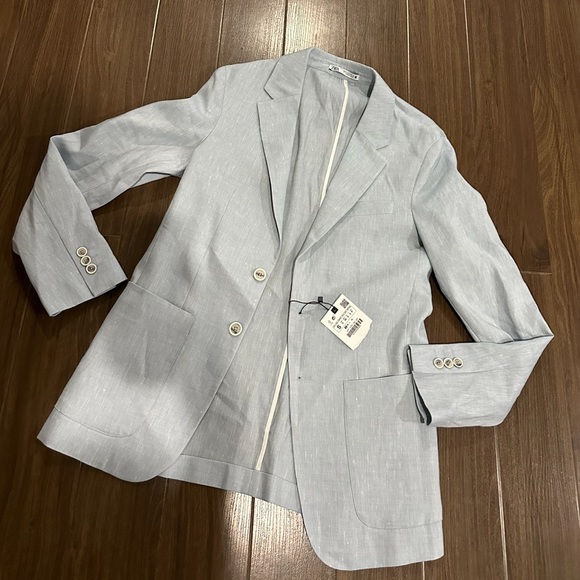 Zara linen blend blazer